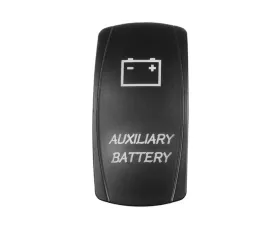 STV Motorsports Auxiliary Battery Laser Rocker Switch