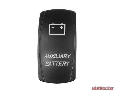 STV Motorsports Auxiliary Battery Laser Rocker Switch - SLR1419