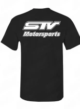 STV Motorsports Team T-Shirt Black                                     - TS13-3XL - Image 2