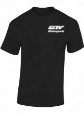 STV Motorsports Team T-Shirt Black                                     - TS13-3XL - Image 2