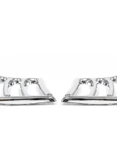 ACP Headlight Bucket Extension Trim Chrome Pair FM-BH001B                                     - FM-BH001B - Image 3