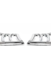 ACP Headlight Bucket Extension Trim Chrome Pair FM-BH001B                                     - FM-BH001B - Image 4
