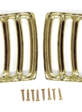 ACP Headlight Bucket Extension Trim Gold Pair FM-BH001C                                     - FM-BH001C - Image 2