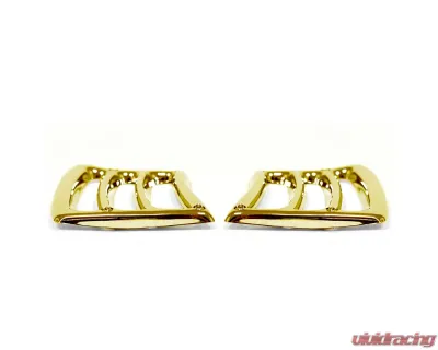 ACP Headlight Bucket Extension Trim Gold Pair FM-BH001C - FM-BH001C