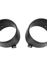 ACP Headlight Door Pair FM-BH011B for 1969 Ford Mustang, Black Plastic Direct Fit Replacement                                     - FM-BH011B - Image 3
