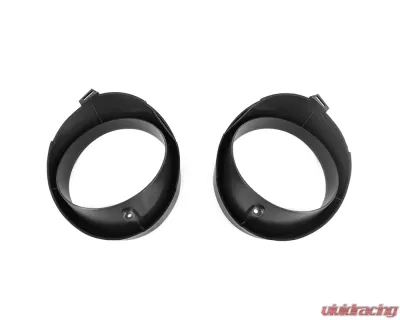 ACP Headlight Door Pair FM-BH011B for 1969 Ford Mustang, Black Plastic Direct Fit Replacement - FM-BH011B