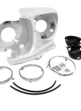 ACP Headlight Assembly Driver Side FM-BH011 for 1969 Ford Mustang, Steel Construction                                     - FM-BH011 - Image 3