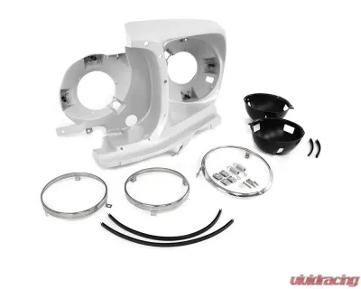 ACP Headlight Assembly Driver Side FM-BH011 for 1969 Ford Mustang, Steel Construction - FM-BH011