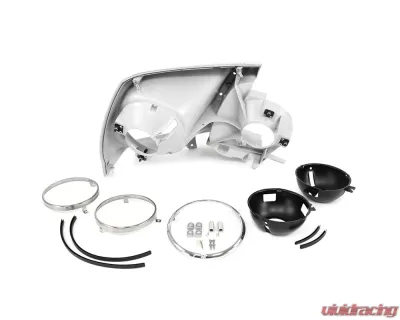 ACP Headlight Assembly Driver Side FM-BH011 for 1969 Ford Mustang, Steel Construction - FM-BH011