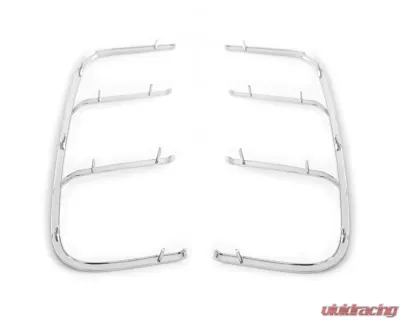 ACP Quarter Panel Ornament Pair FM-BQ002D for 1969 Ford Mustang, Chrome Die-Cast Zinc - FM-BQ002D