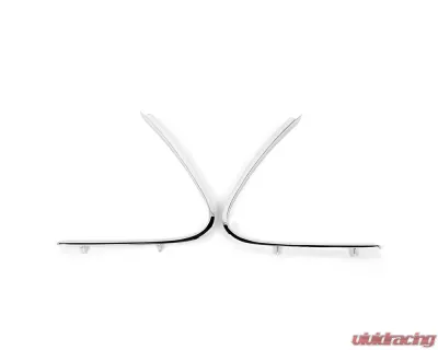 ACP Quarter Window Molding Fastback Pair for Ford Mustang 1969-1970, Chrome Metal Finish - FM-BQ011