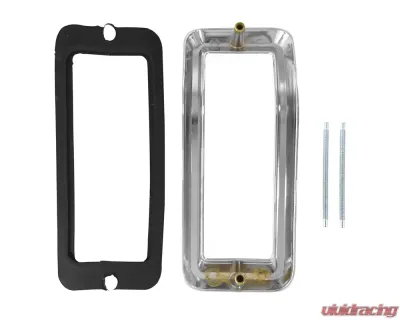 ACP Taillight Bezel Chrome Driver or Passenger Side for 1967 Ford Mustang FM-BT007 - FM-BT007