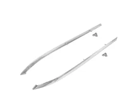 ACP Vinyl Top Molding Pair FM-BV002 for 1967-1968 Ford Mustang, Chrome Metal Finish