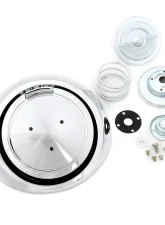 ACP Pop-Open Fuel Cap for 1969 Ford Mustang, Chrome Metal Replacement, FM-EG012B                                     - FM-EG012B - Image 2