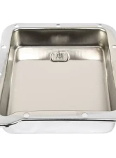 ACP Transmission Pan C4 With Drain Plug Chrome FM-ET020                                     - FM-ET020 - Image 4