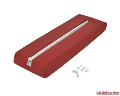 ACP Center Console Padded Lid With Stainless Steel Trim Red FC-BC030A - FC-BC030A