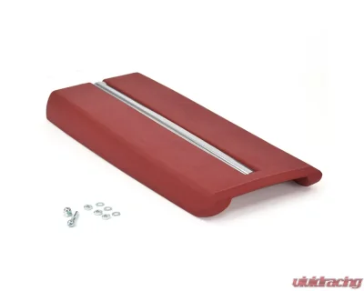 ACP Center Console Padded Lid With Stainless Steel Trim Red FC-BC030A - FC-BC030A