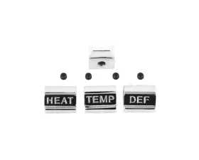 ACP Heater Dash Knob Set Without Air Conditioning FM-BH013BA