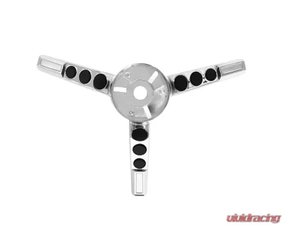 ACP Horn Ring Standard FM-BH018A for 1967 Ford Mustang, Chrome Die-Cast Zinc - FM-BH018A