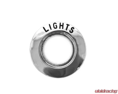 ACP Headlight Switch Bezel FM-BH035 for Ford Falcon 1964-1967 & Mustang 1964-1966, Chrome Zinc - FM-BH035