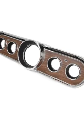 ACP Instrument Bezel Deluxe Woodgrain for 1965-1966 Ford Mustang, Plastic Finish                                     - FM-BI001CM - Image 5