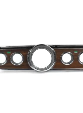 ACP Instrument Bezel Deluxe Woodgrain for 1965-1966 Ford Mustang, Plastic Finish                                     - FM-BI001CM - Image 5