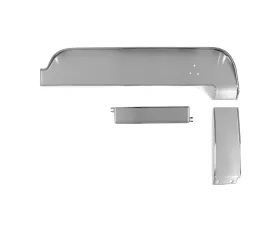 ACP Dash Trim Set Upper/Center/Lower Without Air Conditioning Aluminum FM-BI003B