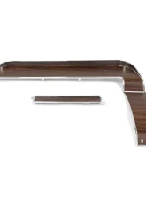 ACP Dash Trim Set Upper/Center/Lower Without Air Conditioning Deluxe Woodgrain FM-BI004C                                     - FM-BI004C - Image 3