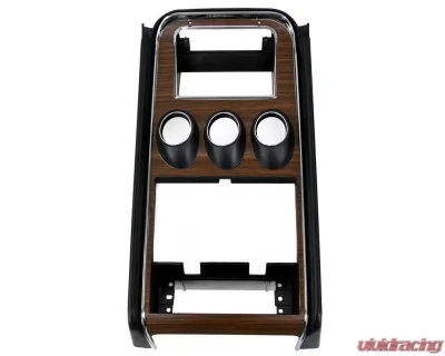 ACP Dash Trim Center With Gauge Openings Deluxe Woodgrain FM-BI009D - FM-BI009D