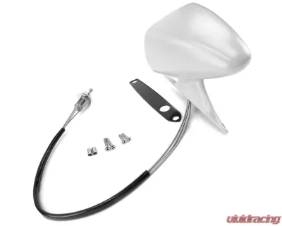 ACP Outside Racing Mirror Remote Driver Side Primer FM-BM004C - FM-BM004C