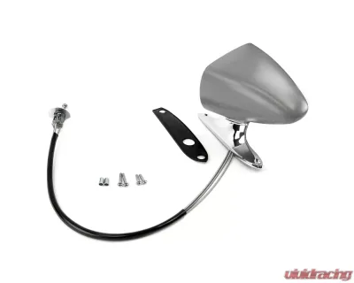 ACP Outside Racing Mirror Remote Driver Side Primer/Chrome FM-BM012 - FM-BM012