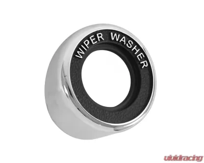 ACP Windshield Wiper Switch Bezel FM-BW027A for 1969-1970 Ford Mustang, Mercury Cougar, Chrome Finish - FM-BW027A