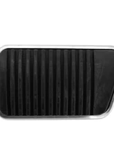 ACP Brake Pedal Pad Drum Manual Black Rubber with Stainless Steel Trim for Classic Ford Vehicles                                     - FM-EB003AK - Image 3