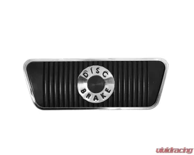 ACP Brake Pedal Pad Disc Auto With Stainless Steel Trim FM-EB003CK - FM-EB003CK