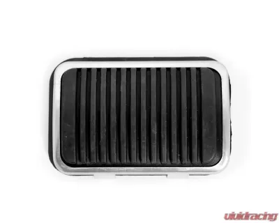 ACP Clutch Pedal Pad with Stainless Steel Trim for Ford Mustang 1969-1973, Mercury Cougar 1969-1973 - FM-EC004AK