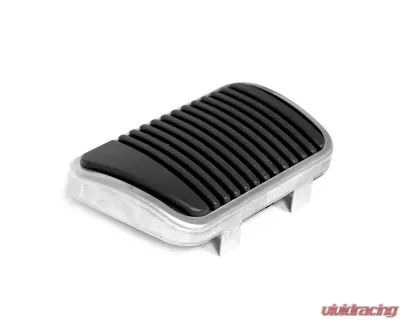 ACP Clutch Pedal Pad with Stainless Steel Trim for Ford Fairlane, Falcon, Mustang, Torino, Mercury Comet, Cougar - FM-EC004K