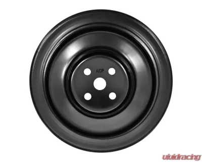 ACP Water Pump Pulley 2-Groove 5 13/16" Steel Black for Ford & Mercury Models - FM-EP002AP