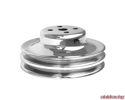 ACP Water Pump Pulley 2-Groove 5 13/16" Diameter Chrome FM-EP002A - FM-EP002A