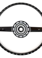ACP Steering Wheel 2-Spoke For Horn Bars Black FM-ES008E                                     - FM-ES008E - Image 3