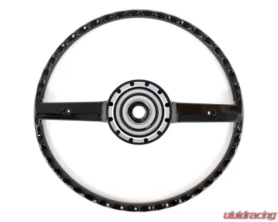 ACP Steering Wheel 2-Spoke For Horn Bars Black FM-ES008E - FM-ES008E