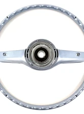ACP Steering Wheel 2-Spoke Deluxe Woodgrain Blue FM-ES008FB                                     - FM-ES008FB - Image 4