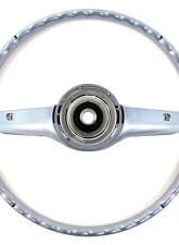 ACP Steering Wheel 2-Spoke Deluxe Woodgrain Blue FM-ES008FB                                     - FM-ES008FB - Image 5