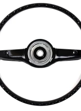 ACP Steering Wheel 2-Spoke Deluxe Woodgrain Black FM-ES008F                                     - FM-ES008F - Image 5