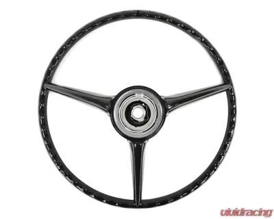 ACP Steering Wheel 3-Spoke Black FM-ES008 - FM-ES008