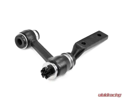 ACP Idler Arm Assembly Power Steering 2-Piece Design for Ford Mustang 1967-1970, Mercury Cougar 1967-1970, Steel Black - FM-ES015B