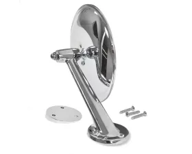 ACP Outside Mirror 6 Inch Round With Shim Plate Passenger Side FV-BM035R