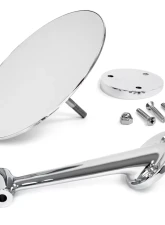 ACP Outside Mirror 6 Inch Round With Shim Plate Passenger Side FV-BM035R                                     - FV-BM035R - Image 2