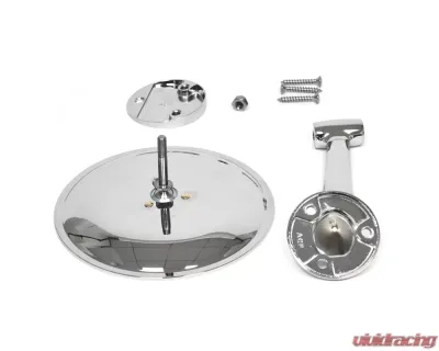 ACP Outside Mirror 6 Inch Round With Shim Plate Passenger Side FV-BM035R - FV-BM035R
