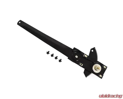 ACP Door Window Regulator Front Passenger Side for Ford Falcon 1960-1965, Ranchero 1963-1965, Mercury Comet 1960-1965, Steel Black Finish - FC-BW001R