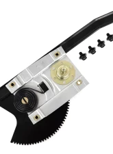 ACP Door Window Regulator Front Driver Side Black Steel for 1963-1965 Ford Falcon, Mercury Comet                                     - FC-BW002L - Image 2